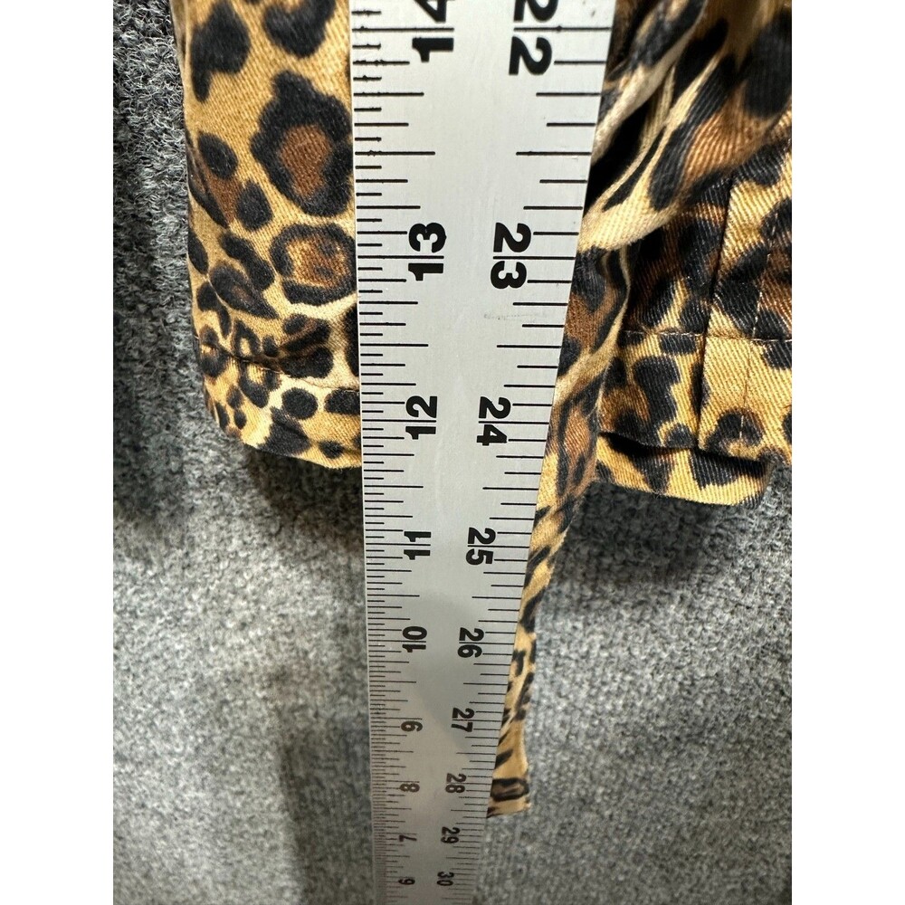 Threads Leopard Print Lightweight Cotton Coat Jac… - image 3